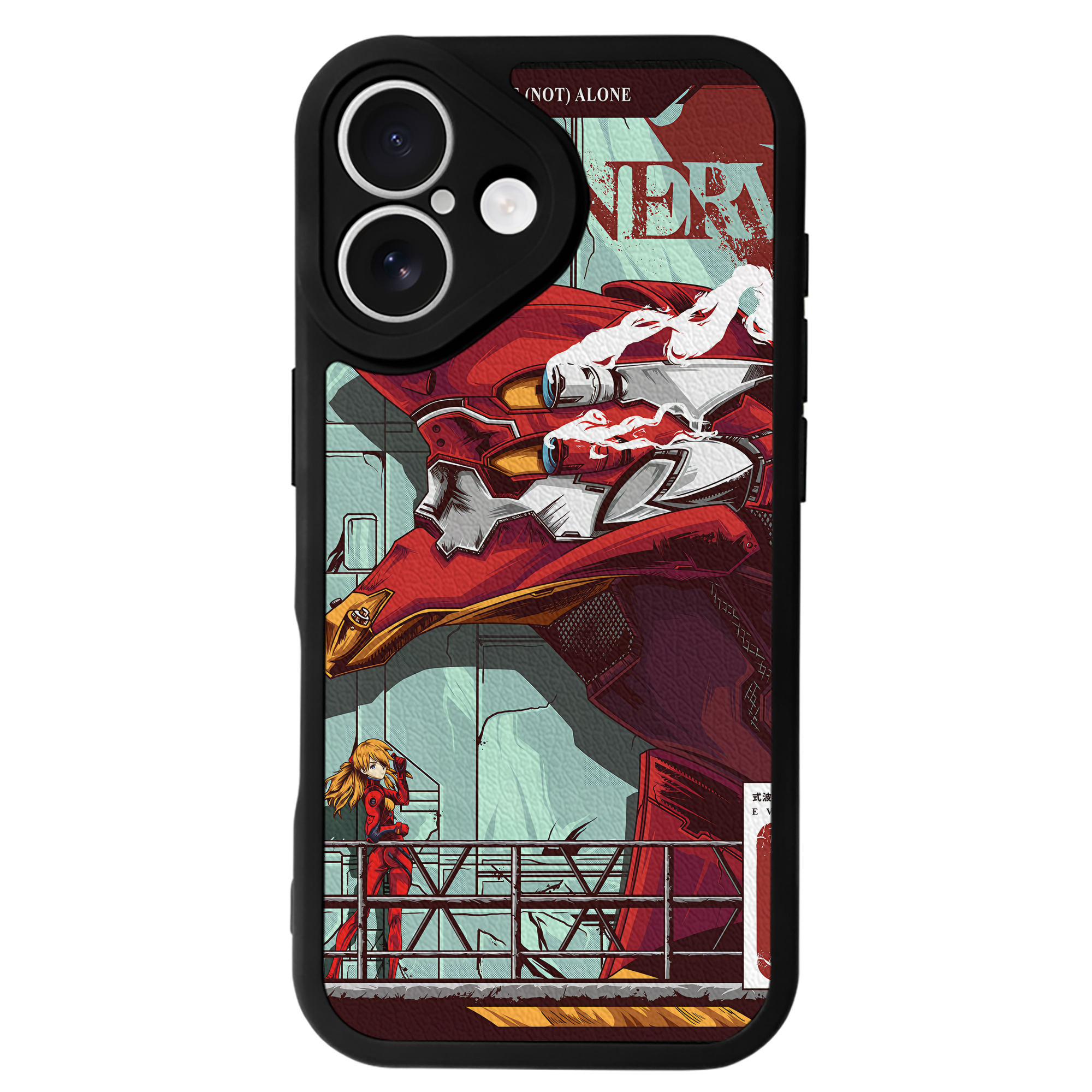 （画像用） EVA 新世紀エヴァンゲリオン 【iPhone 16シリーズ対応】シリコンスマホケース（レザー調） 材質：シリコン